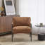 Chaise d'appoint moderne 27,56 po avec coussins moelleux