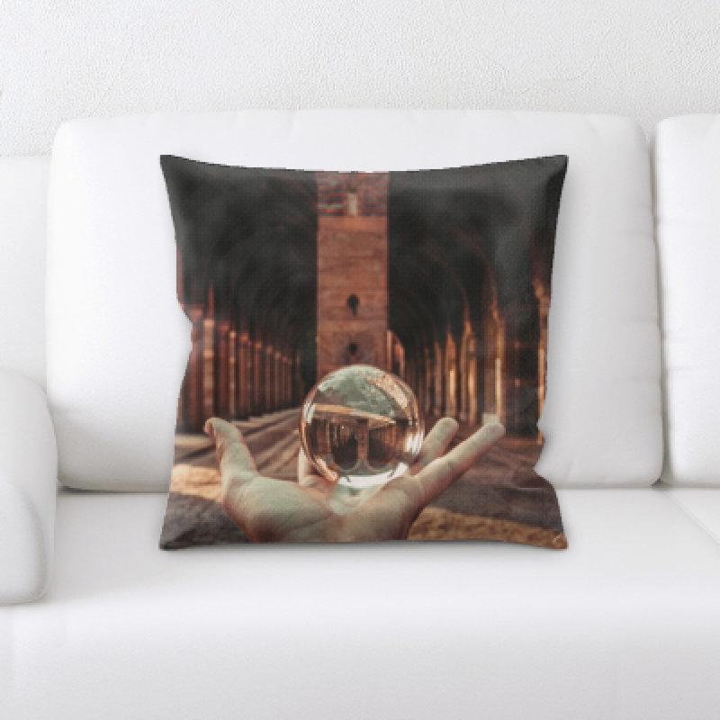 Microsuede Throw Pillow
