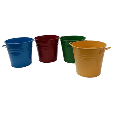 Retiro Metal Pot Planter