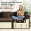Canapé modulaire en nuage de 112 po avec repose-pieds profond Bonord-961229985