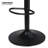 Moaid 3 Piece Height-adjustable Pub Table and Leathered Pedestal Bar Stool Dining Set-43551624-43551627