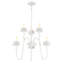 Lustre classique à 6 lumières de style bougie Federico