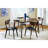 Thomson Dark Walnut Extension Leaf Dining Table