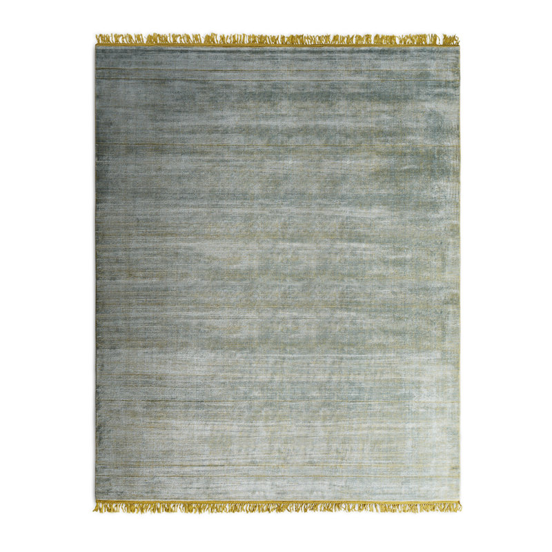 Fancy Rug in Lime/Yellow, Rectangle 9' x 12'