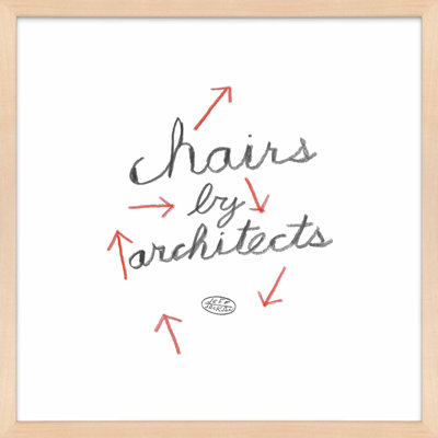 Alvord "Chairs by Architects" Print