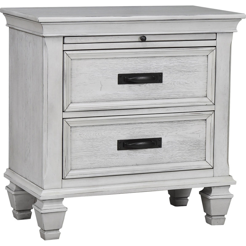 Desmond 2-drawer Nightstand Weathered Sage, Weathered Sage