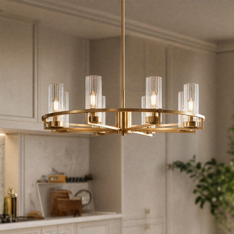 Lustre classique 31,5 pouces 8 lumières, 8 Lights