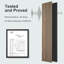 Acoustic Wood Wall Panels, 2 Pack 94.5" x 12.6" Soundproof Wall Panels, Wood Slat Wall Panels for Interior Wall Decor-1072022248