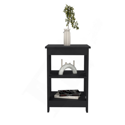 Table d'appoint Rossville, salon, noir
