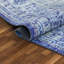 Nile Vintage Medallion Flatweave Dark Blue Area Rug-61443452