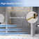 66 To 72 In. W X 76 In. H Single Sliding Frameless Shower Door With 5/16 In. Tempered Clear Glass