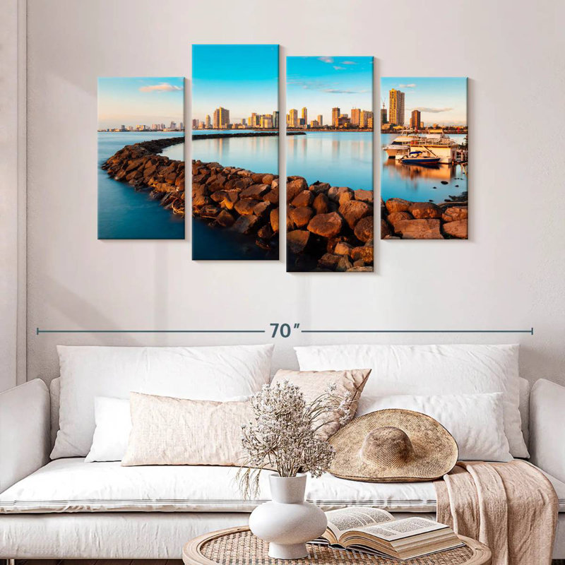 Gillard Manila Bay Golden Hour, H 32 po x l 52 po