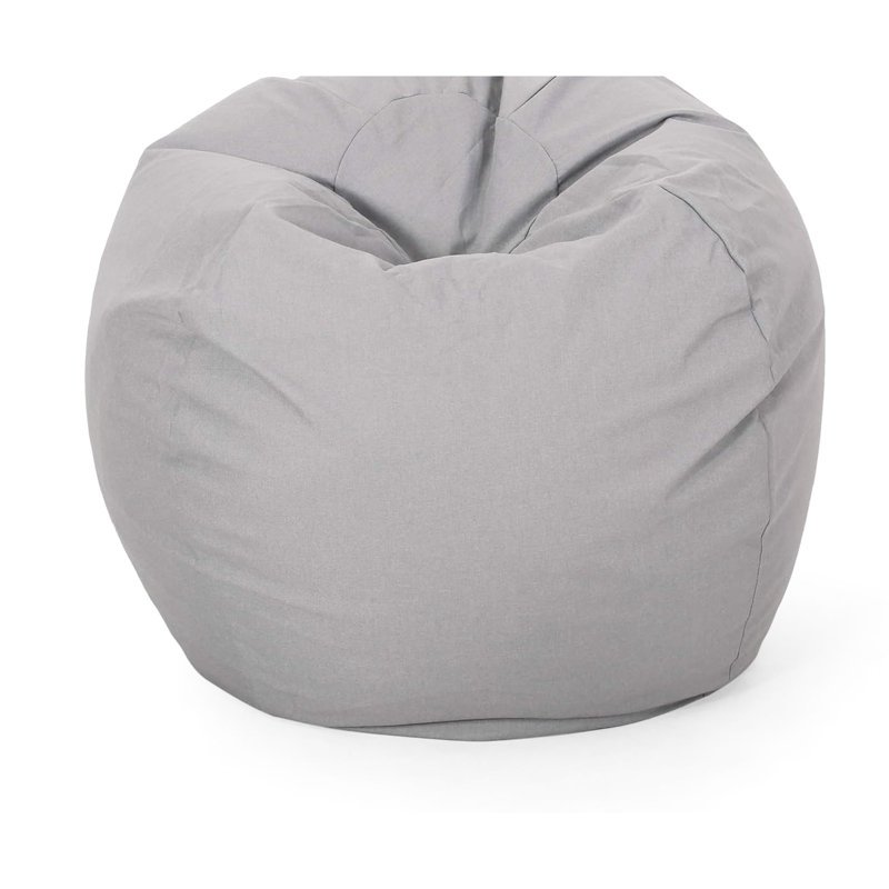Fauteuil à billes gris douillet - une douceur imbattable, idéale pour les espaces de détente. Polyvalent dans n'importe quelle pièce de la maison. Capacité de 300 lb