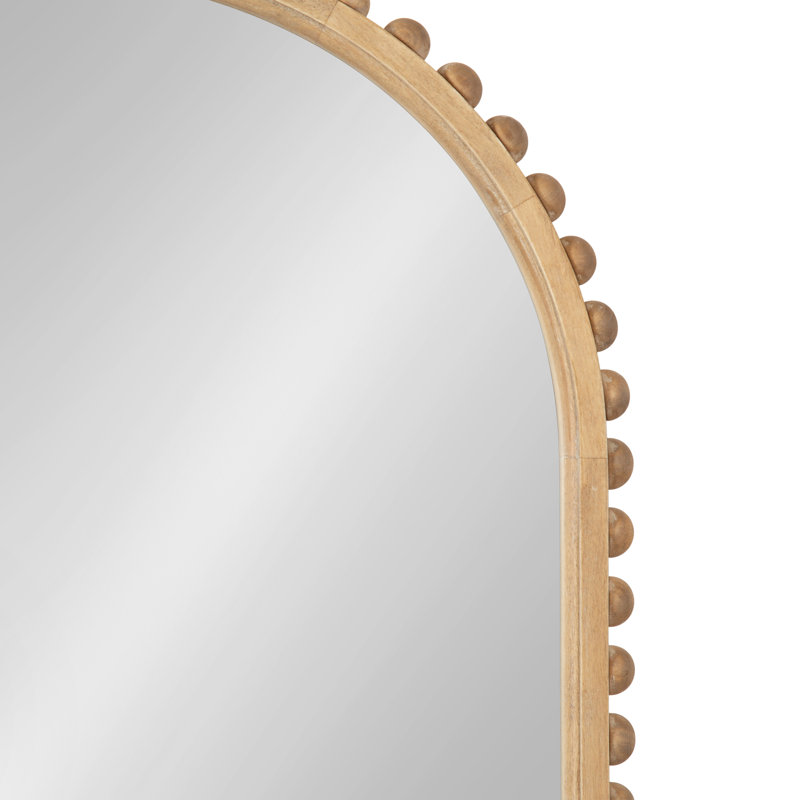 Miroir en bois, Bois beige