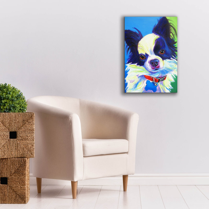 "Chihuahua - Esso Gomez" par Dawg Painter, H 26 po x l 18 po x P 0,75 po