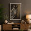 Frontal Zebra Modern - Wrapped Canvas-1906685523-1906685550