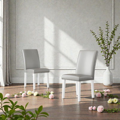 Chaise de salle à manger rembourrée (ensemble-2)