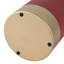Red Flower Pot with Golden Edge Down Set of 2