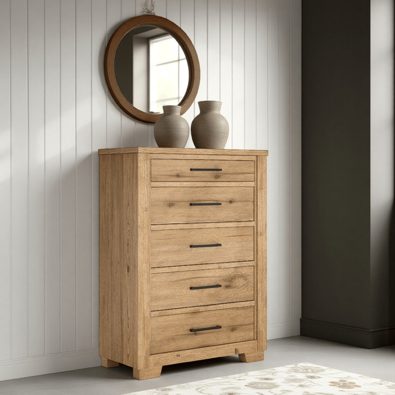 Commode 5 tiroirs Dani