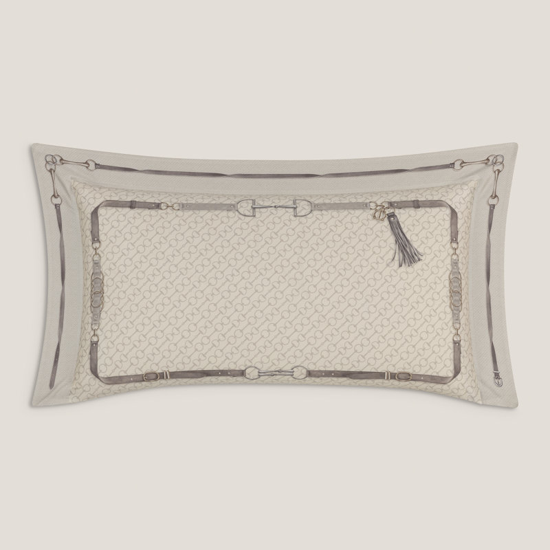 100% Cotton Geometric Pillow Case, King