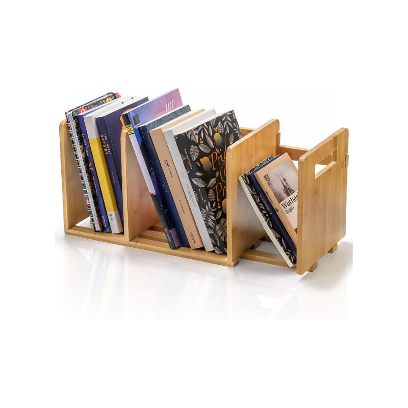 21cm H x 63.5cm W Bamboo / Rattan Standard Bookcase