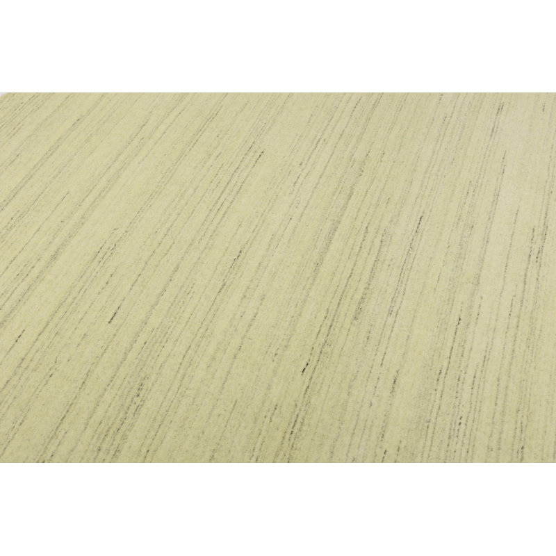 Tapis oriental crème crème 8 x 8 Indo Gabbeh
