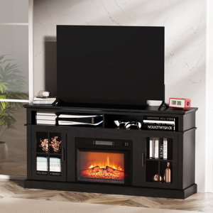 Siratro TV Stand for TVs up to 65" with Electric Fireplace (incomplete 1 box only)(color May vary)
