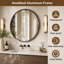 Miroir mural moderne avec cadre en aluminium noir-1418988963