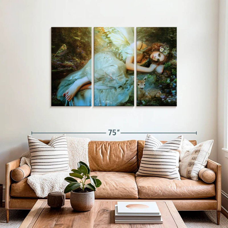 Kelan Spring Fairy, 36" H x 57" W