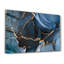 Élégante peinture murale en verre trempé de 13,8 po x 21,7 po | 100% verre trempé, épaisseur: 0,16 pouce | Imprimé UV pour des couleurs éclatantes | Parfait pour la décoration intérieure, le salon et les espaces de bureau