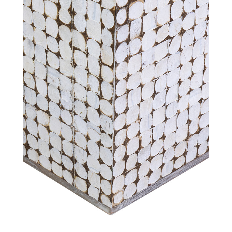 Abbie End Table, White