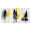 «Yellow Majestic Forest», 3 pièces sur toile-102570088-102570092