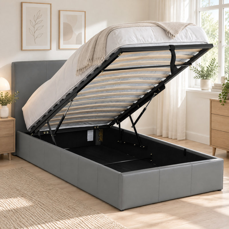 Kate Upholstered Ottoman Bed, Single (3ft)