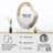 Dipietro Deconstructed Orange Gray - Abstract Collages Asymmetrical Large Mirror, Modern Irregular Shape Unique Wall Mirror Decor, Printed Metal Art