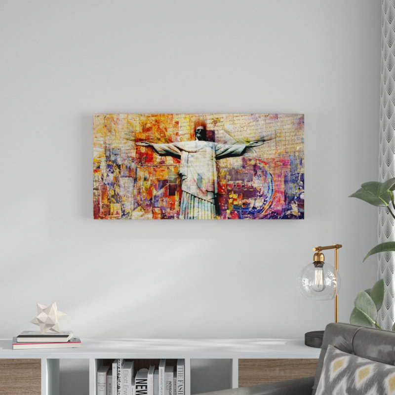 Christo de Rio - Graphic Art Print on Canvas