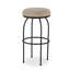 Larisa Upholstered Stool with Metal Frame-497663714