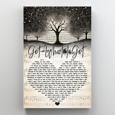 «Got What I Got», impression sur toile