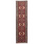 One-of-a-Kind Red Geometric Tribal 2X9'5 Oriental Runner Rug
