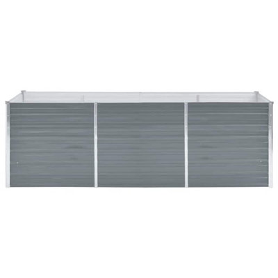 Jardinière en acier galvanisé 