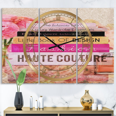 Horloge murale Fashionista