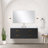 Castor 48" W x 22" D Single Bath Vanity, 43" Mirror & Chrome Faucet Set-104783209-112863591