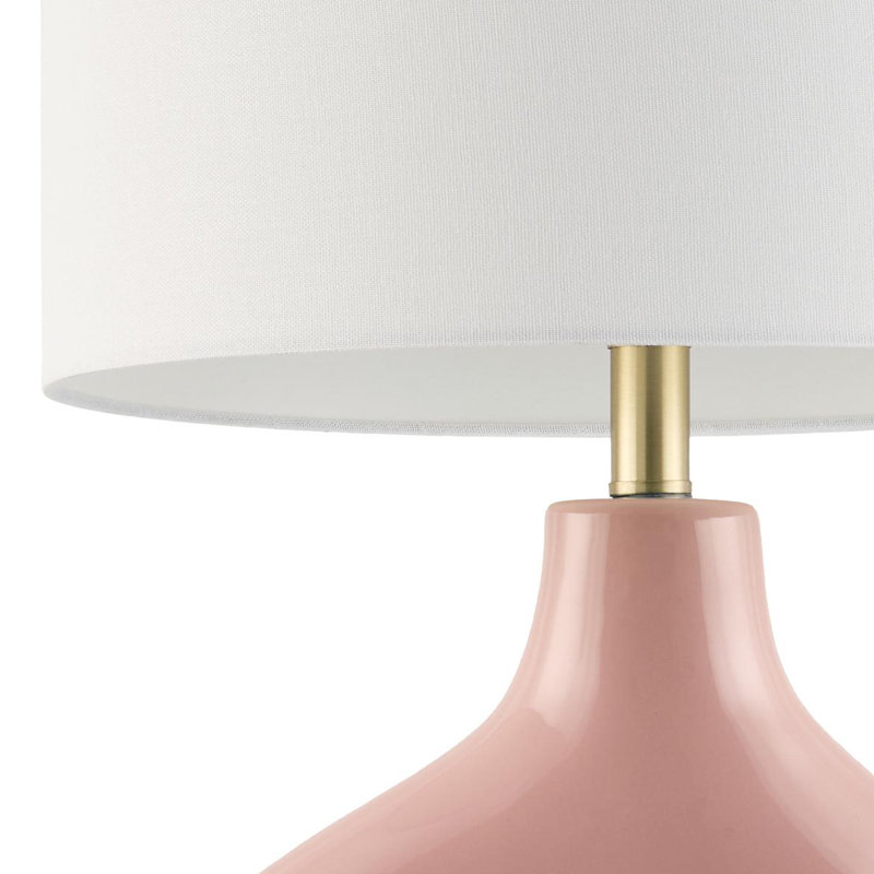 Arlis Ceramic Table Lamp, Pink