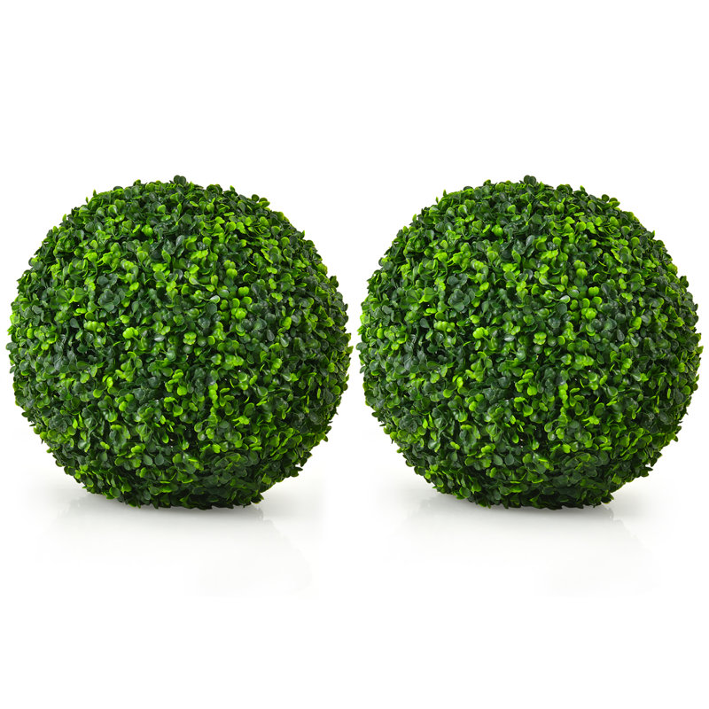 40cm Faux Boxwood Topiary