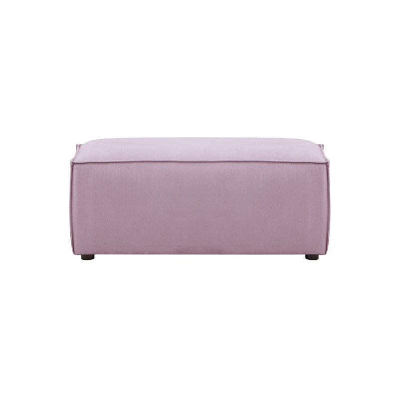 Bolten 20cm Wide No Pattern Pouffe Ottoman, Light Purple