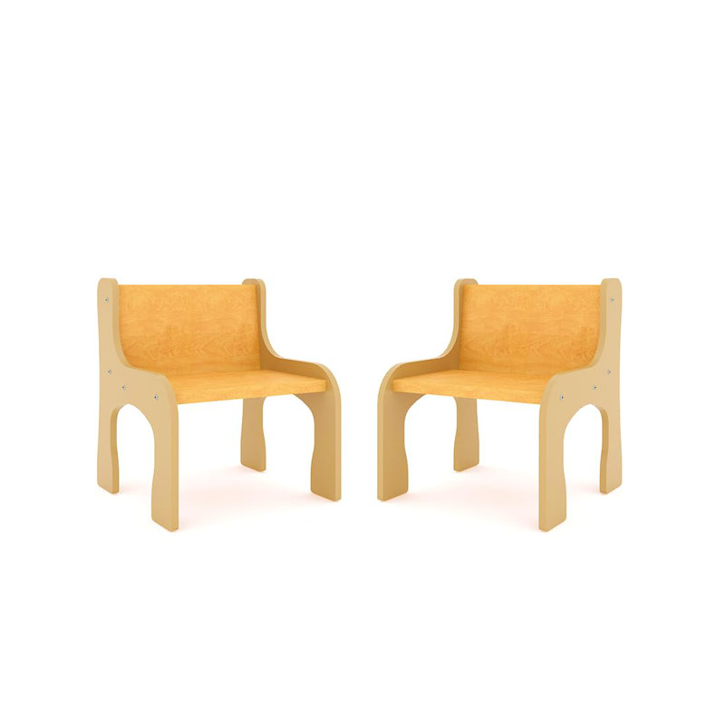 Chaise de classe standard, Érable, Non, 8"