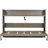 Twin XL Size Murphy Bed With Desk,LED Light And USB Charging Station,Gray Wash(ETA:7/20)-616372510