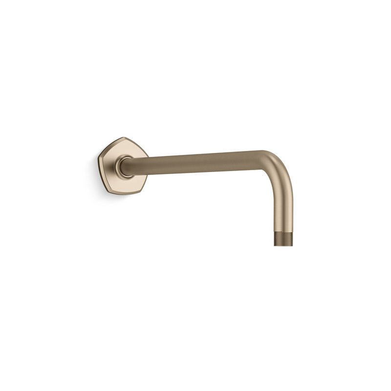Occasion Wall-Mount Rainhead Arm And Flange, Vibrant Brushed Bronze