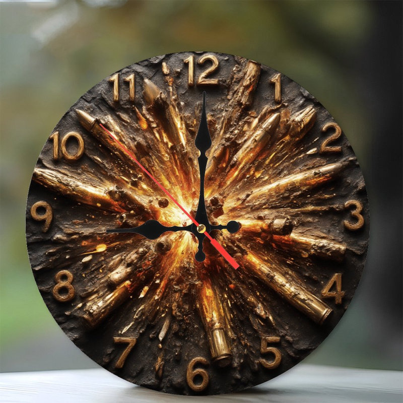 Horloge éclatante