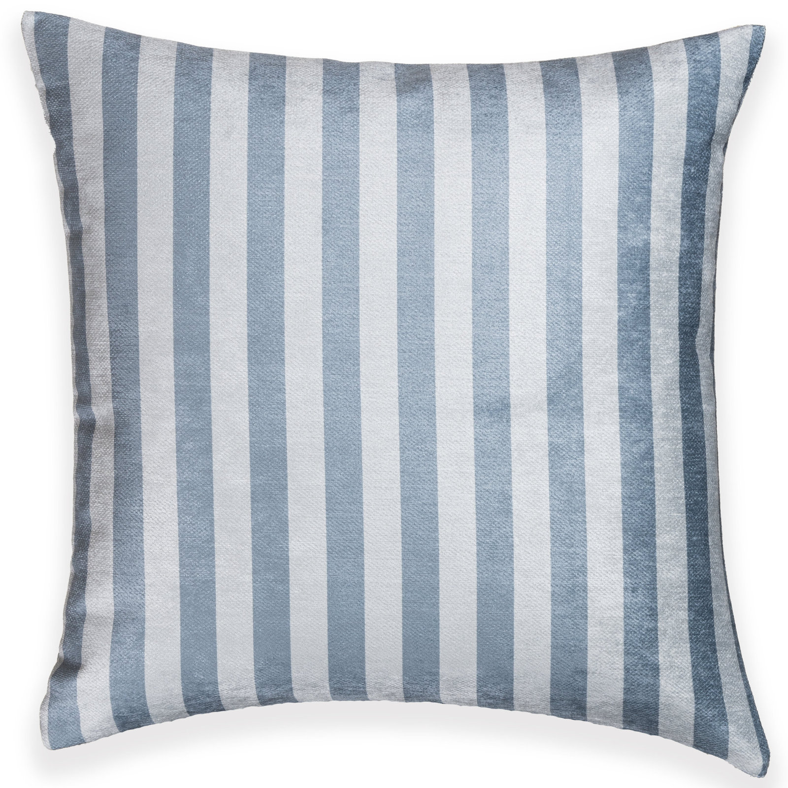 Throw Pillow, Polyester, Blue Striped, Square 20"