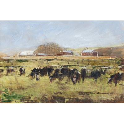" Out To Pasture II " Painting Print